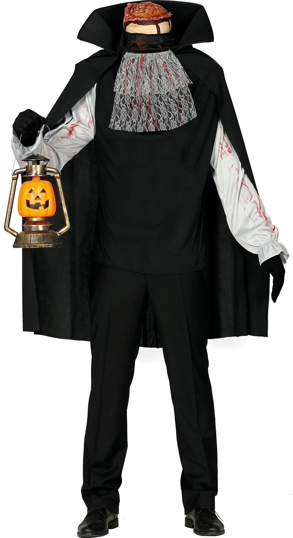 GP88702 – Halloween Graf Kopfloser Adeliger – Größe: 52 - 54 (L) – Farbe: Schwarz