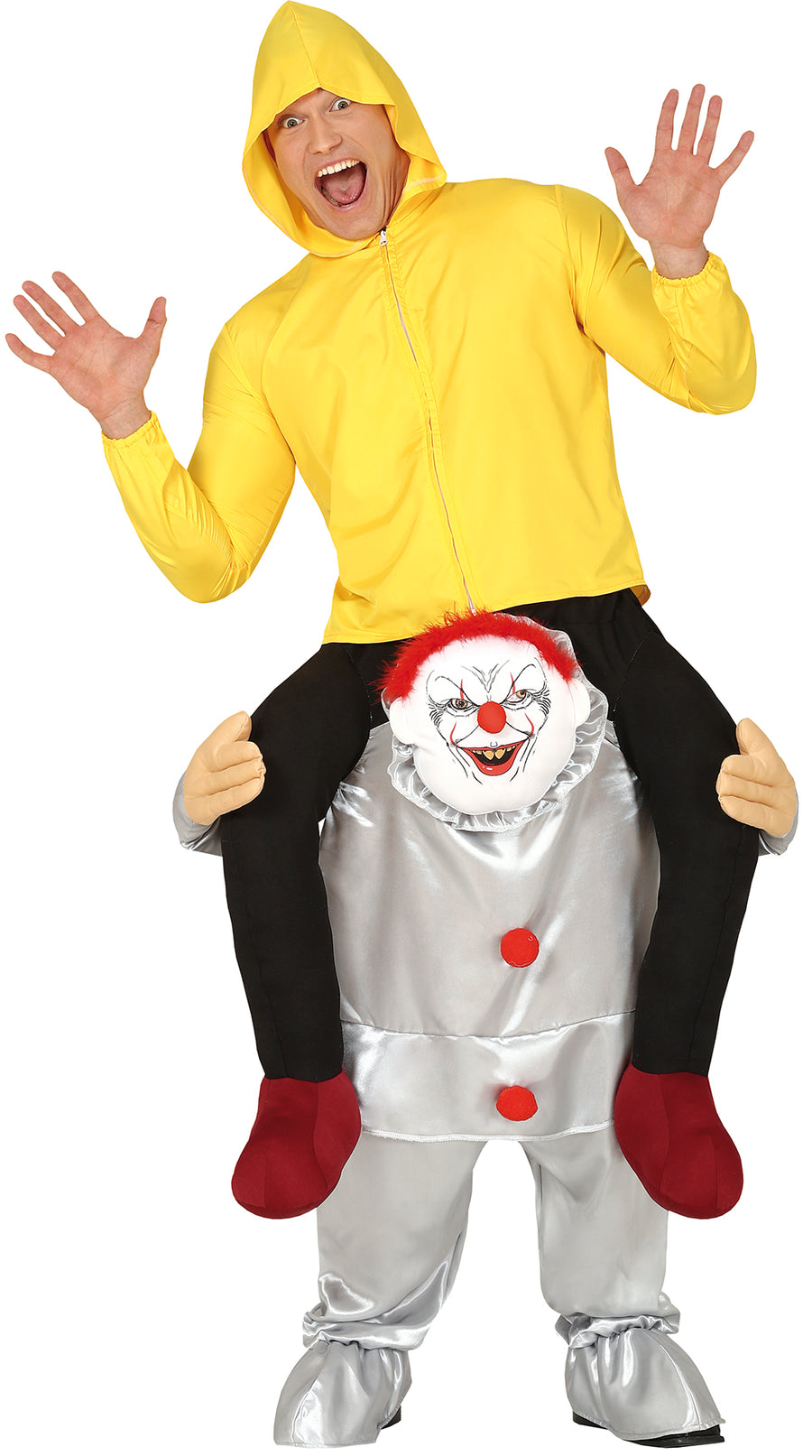 Clown Huckepack Halloween Kostüm