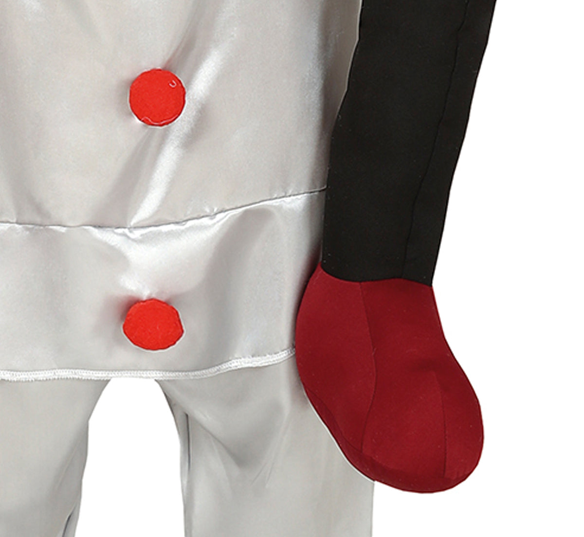 GP88714 – Clown Huckepack Halloween Kostüm – Größe: 52 - 54 (L) – Farbe: Grau