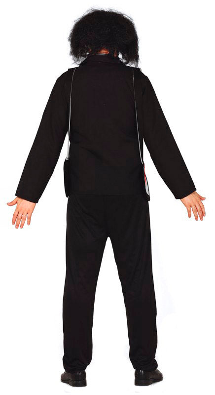 GP88721 – Halloween Gruseltrio Kostüm Jacke Hose Trike – Größe: 48 - 50 (M) – Farbe: Schwarz