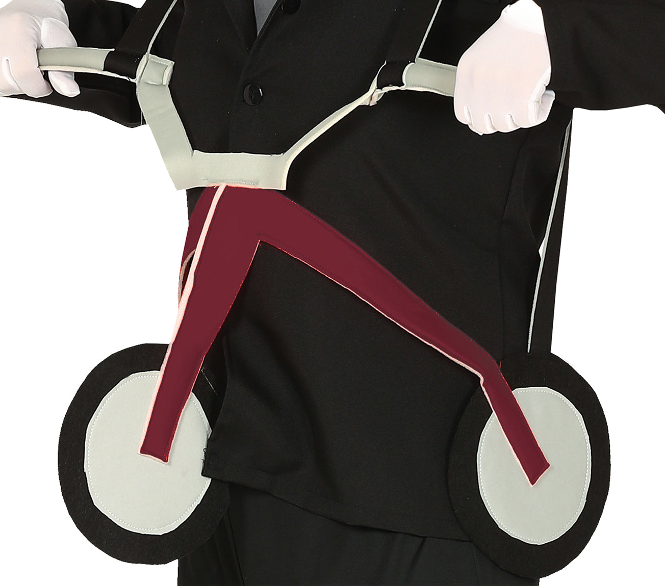 GP88721 – Halloween Gruseltrio Kostüm Jacke Hose Trike – Größe: 48 - 50 (M) – Farbe: Schwarz