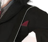 GP88721 – Halloween Gruseltrio Kostüm Jacke Hose Trike – Größe: 52 - 54 (L) – Farbe: Schwarz