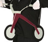 GP88721 – Halloween Gruseltrio Kostüm Jacke Hose Trike – Größe: 52 - 54 (L) – Farbe: Schwarz