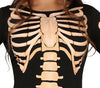GP88762 – Skelett Jumpsuit Halloween Kostüm – Größe: 38 - 40 (M) – Farbe: Schwarz