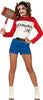 GP88766 – Superheld Abenteurer Mr Smile Harlekin – Größe: 36 - 38 (S) – Farbe: Rot