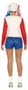 GP88766 – Superheld Abenteurer Mr Smile Harlekin – Größe: 42 - 44 (L) – Farbe: Rot