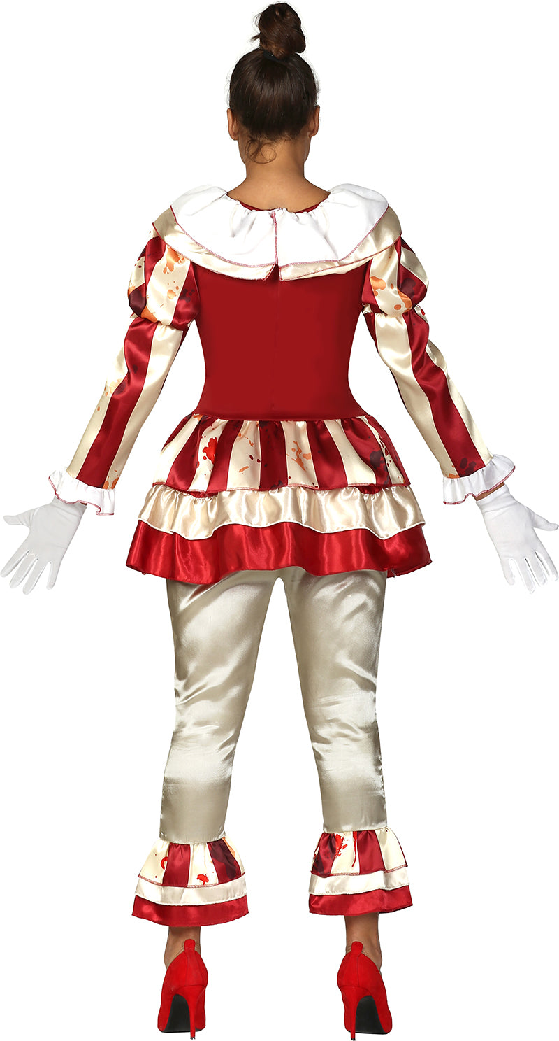 GP88774 – Clown Halloween Kostüm Für Erwachsene – Größe: 38 - 40 (M) – Farbe: Beige