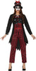 GP88780 – Voodoo Hexe Halloween Magie Kostüm – Größe: 42 - 44 (L) – Farbe: Schwarz
