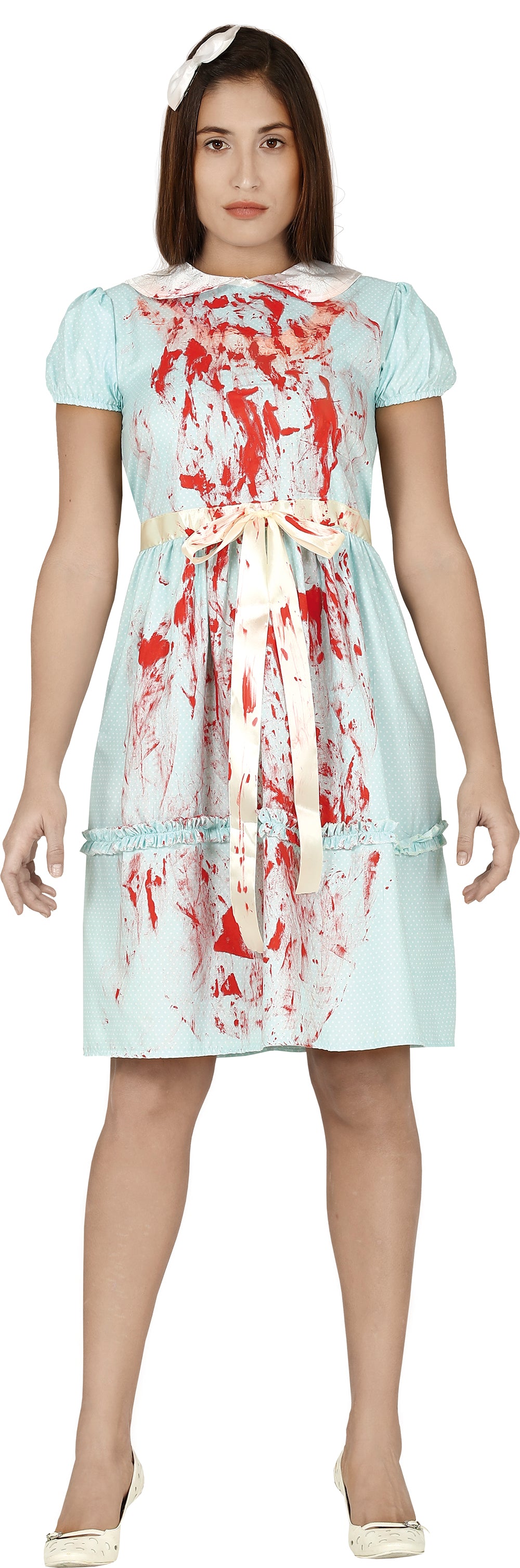 GP88785 – Gespenstische Halloween Zwillinge Geister – Größe: 38 - 40 (M) – Farbe: Blau