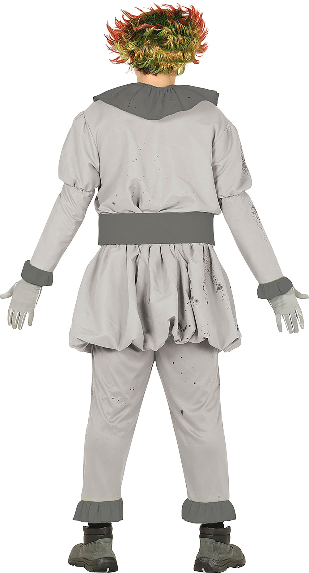 GP88716 – Clown Halloween Gruseliger Jux Spaß – Größe: 54 - 56 (XL) – Farbe: Grau