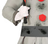 GP88716 – Clown Halloween Gruseliger Jux Spaß – Größe: 54 - 56 (XL) – Farbe: Grau