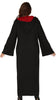 GP88726 – Magische Studenten Robe Halloween – Größe: 36 - 38 (S) – Farbe: Schwarz