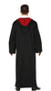 GP88727 – Magische Studenten Gewand Mit Rotem – Größe: 48 - 50 (M) – Farbe: Schwarz