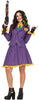 GP88828 – Superhelden Halloween Kostüm – Größe: 36 - 38 (S), 38 - 40 (M), 42 - 44 (L) – Farbe: Lila