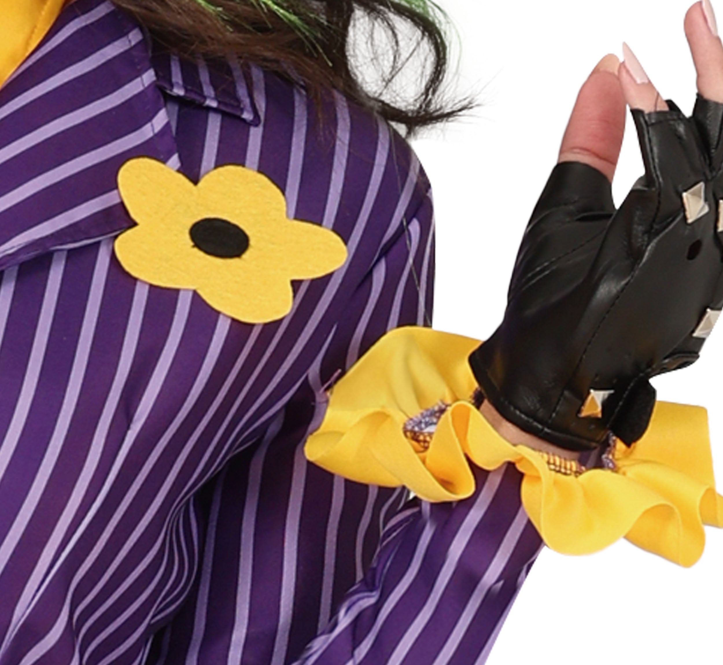 GP88828 – Superhelden Halloween Kostüm – Größe: 36 - 38 (S), 38 - 40 (M), 42 - 44 (L) – Farbe: Lila