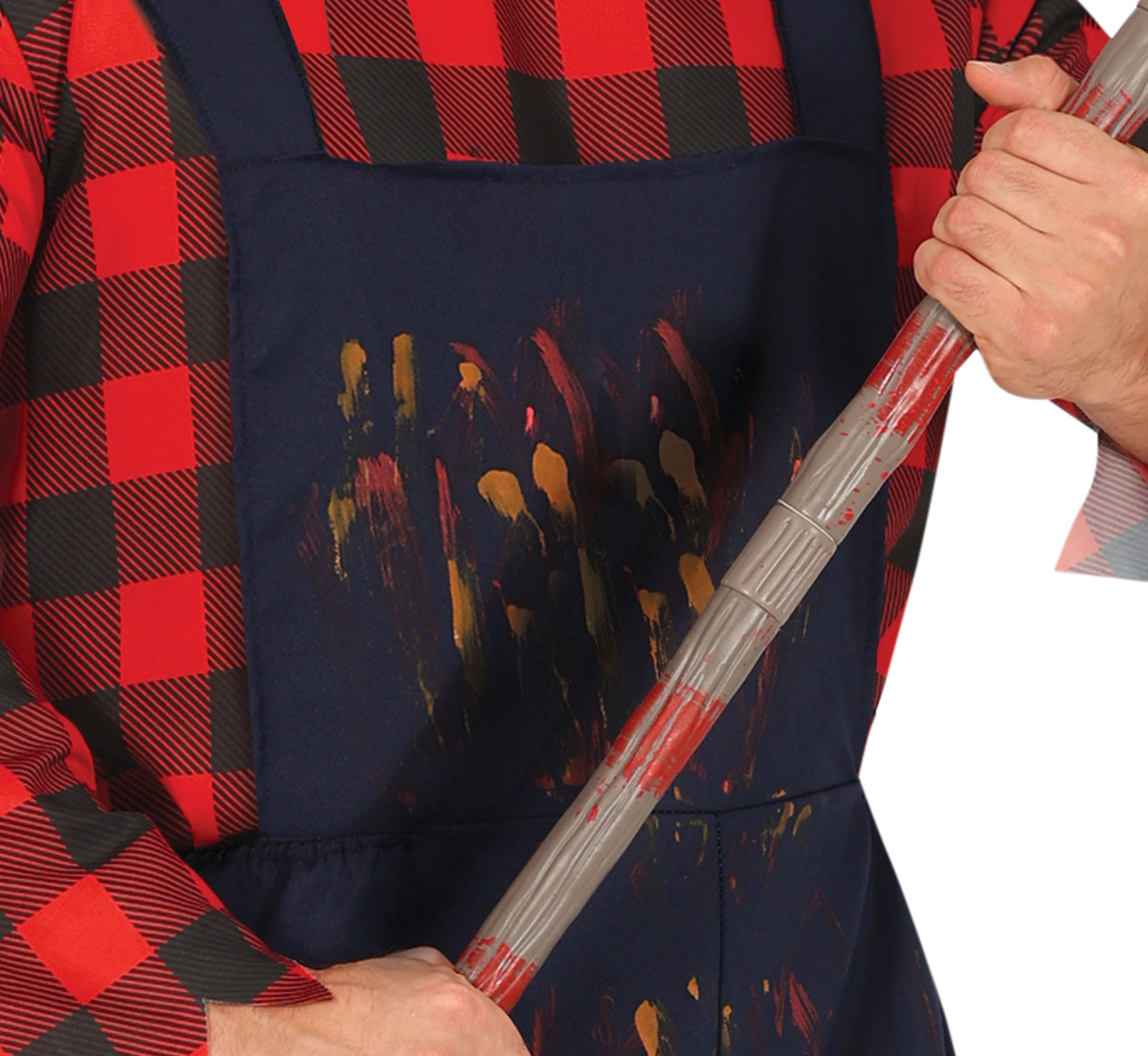 GP88831 – Halloween Bauer Horror Kostüm Overall – Größe: 48 - 50 (M), 52 - 54 (L) – Farbe: Rot