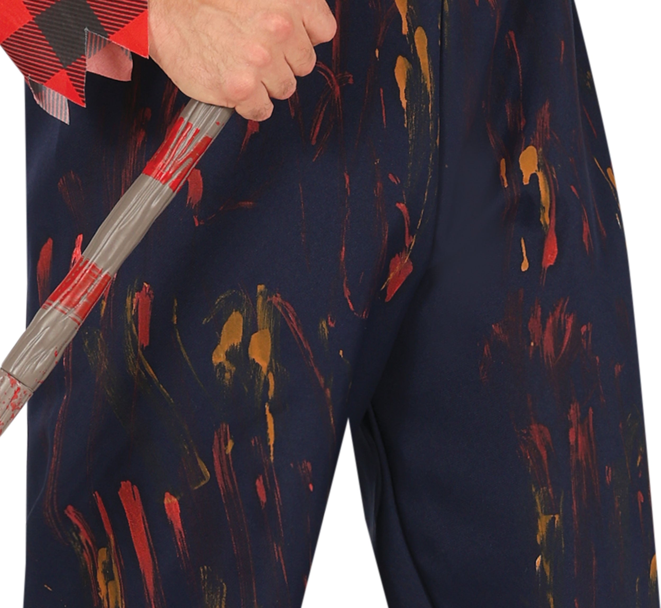 GP88831 – Halloween Bauer Horror Kostüm Overall – Größe: 48 - 50 (M), 52 - 54 (L) – Farbe: Rot