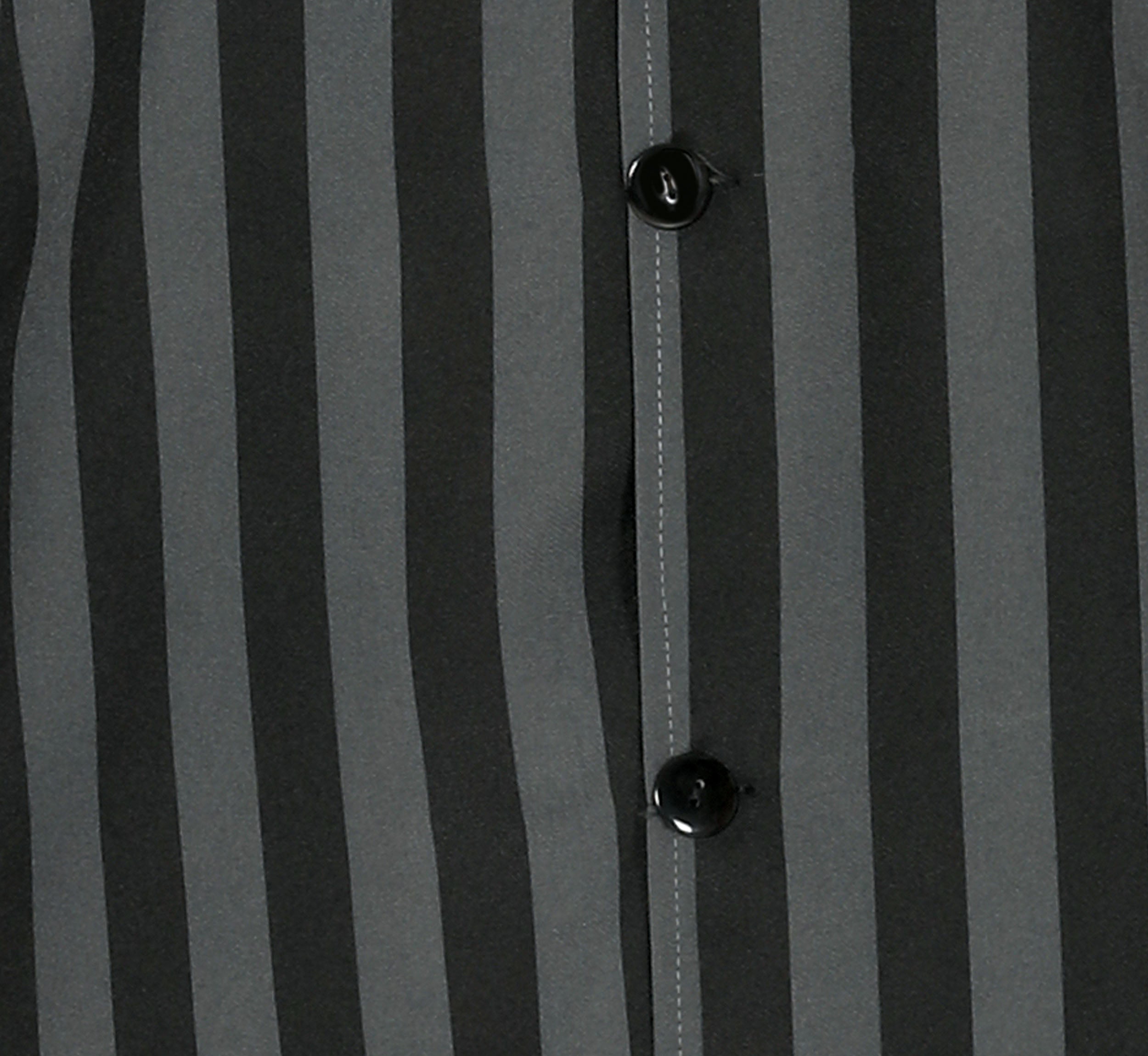 GP88835 – Film Noir Streifenanzug Halloween Outfits – Größe: 48 - 50 (M), 52 - 54 (L) – Farbe: Schwarz