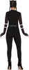 GP88837 – Katze Fledermaus Halloween Stirnband Gürtel – Größe: 36 - 38 (S), 38 - 40 (M), 42 - 44 (L) – Farbe: Schwarz