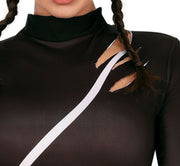 Katzen Kostüm für Damen schwarz mit Haarreif, Bild 4