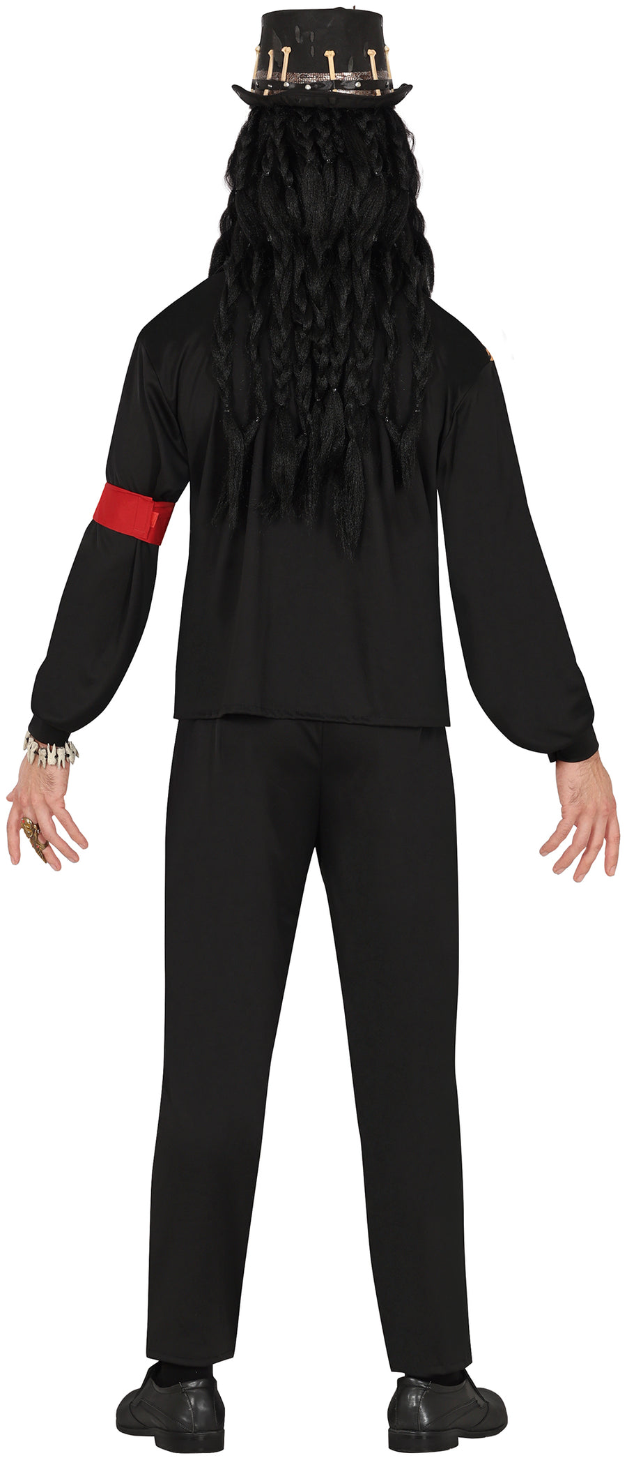 GP88840 – Voodoo Schamane Halloween Kostüm – Größe: 46 - 48 (S), 48 - 50 (M), 52 - 54 (L) – Farbe: Schwarz, Ansicht 2