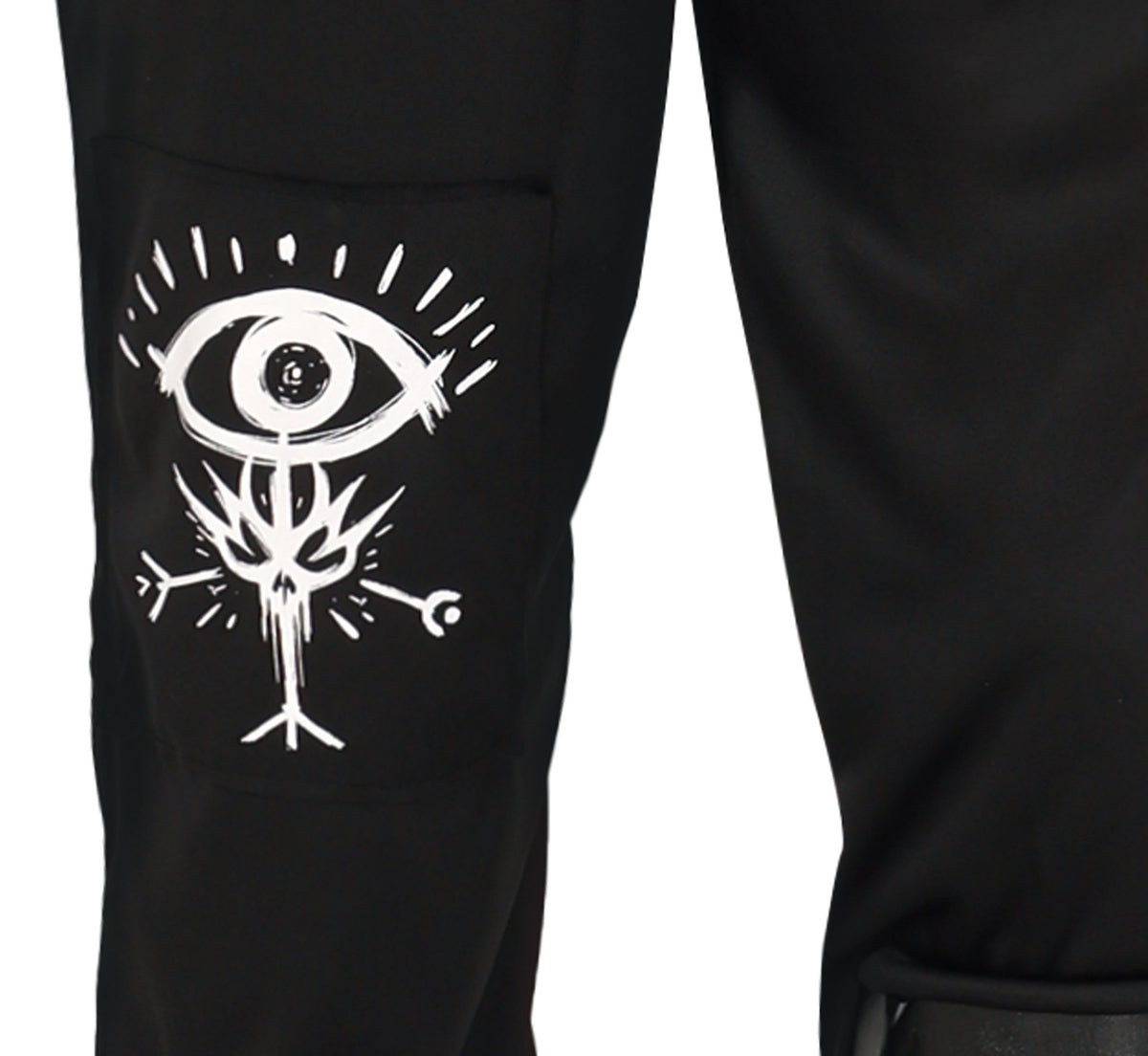 GP88840 – Voodoo Schamane Halloween Kostüm – Größe: 46 - 48 (S), 48 - 50 (M), 52 - 54 (L) – Farbe: Schwarz