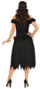 GP88843 – Voodoo Hexenmeister Halloween Kleid – Größe: 36 - 38 (S), 38 - 40 (M), 42 - 44 (L) – Farbe: Schwarz