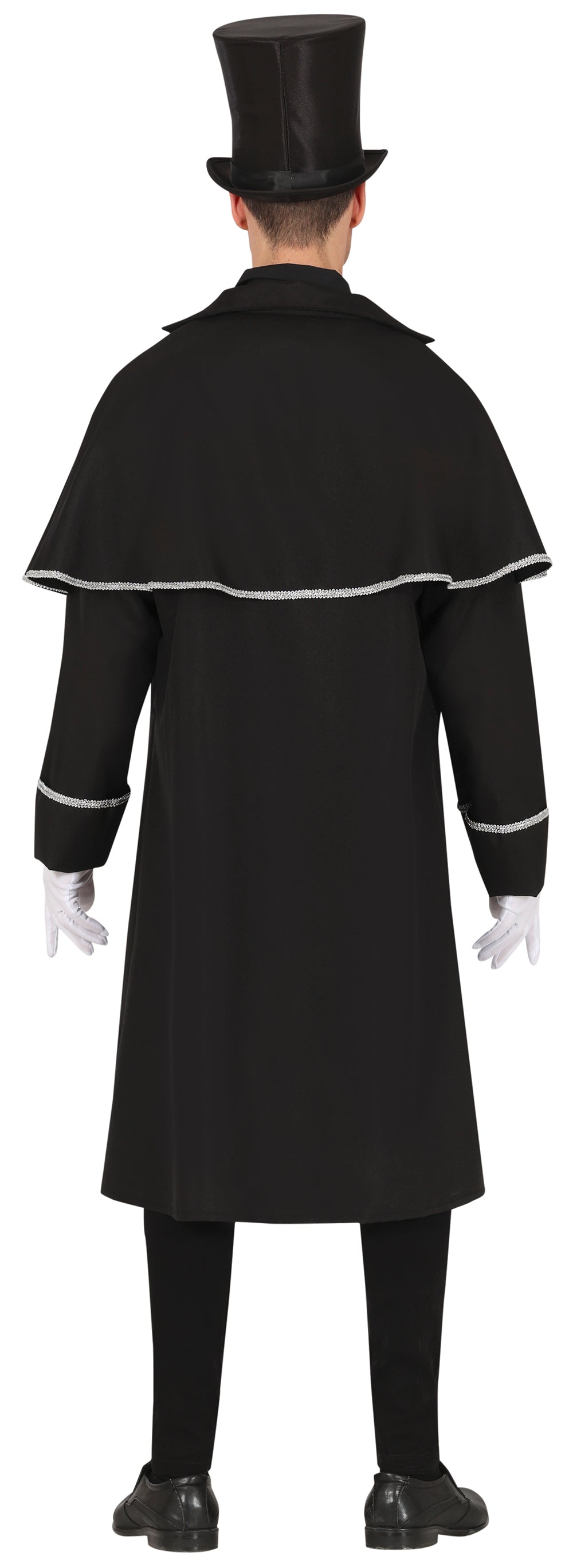 GP88849 – Vampir Halloween Kostüm Elegant – Größe: 48 - 50 (M), 52 - 54 (L) – Farbe: Schwarz