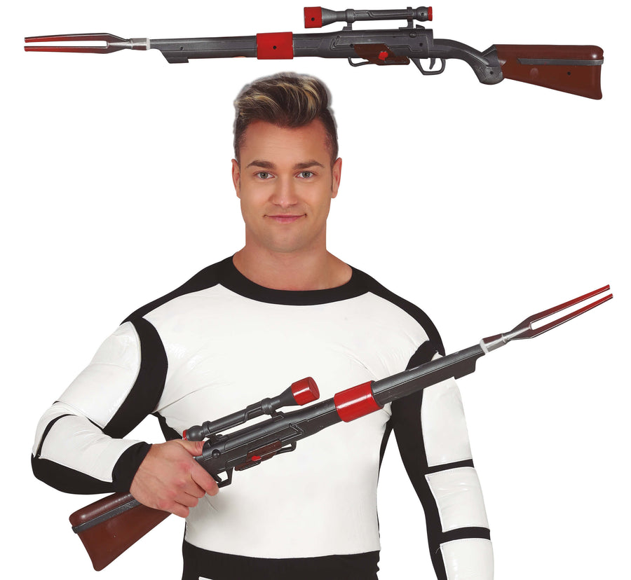 Weltraum Gewehr für Erwachsene 80 cm Sci Fi