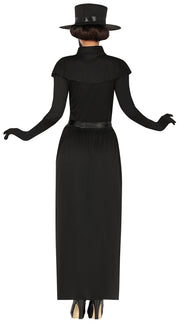 Mittelalter Halloween Kostüm Schwarz Maske, Bild 2