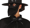 GP88854 – Mittelalter Halloween Kostüm Schwarz Maske – Größe: 36 - 38 (S), 38 - 40 (M), 42 - 44 (L) – Farbe: Schwarz