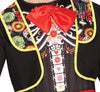 GP88858 – Mexiko Halloween Mariachi Skelett – Größe: 46 - 48 (S), 48 - 50 (M), 52 - 54 (L) – Farbe: Schwarz