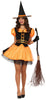 GP88864 – Hexe Halloween Kostüm Zauberhut – Größe: 36 - 38 (S), 38 - 40 (M), 42 - 44 (L) – Farbe: Orange