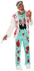 GP88867 – Zombie Arzt Halloween Kostüm – Größe: 48 - 50 (M), 52 - 54 (L) – Farbe: Weiß