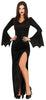 GP88869 – Halloween Hexenmeister Gothic Langarm – Größe: 36 - 38 (S), 38 - 40 (M), 42 - 44 (L) – Farbe: Schwarz