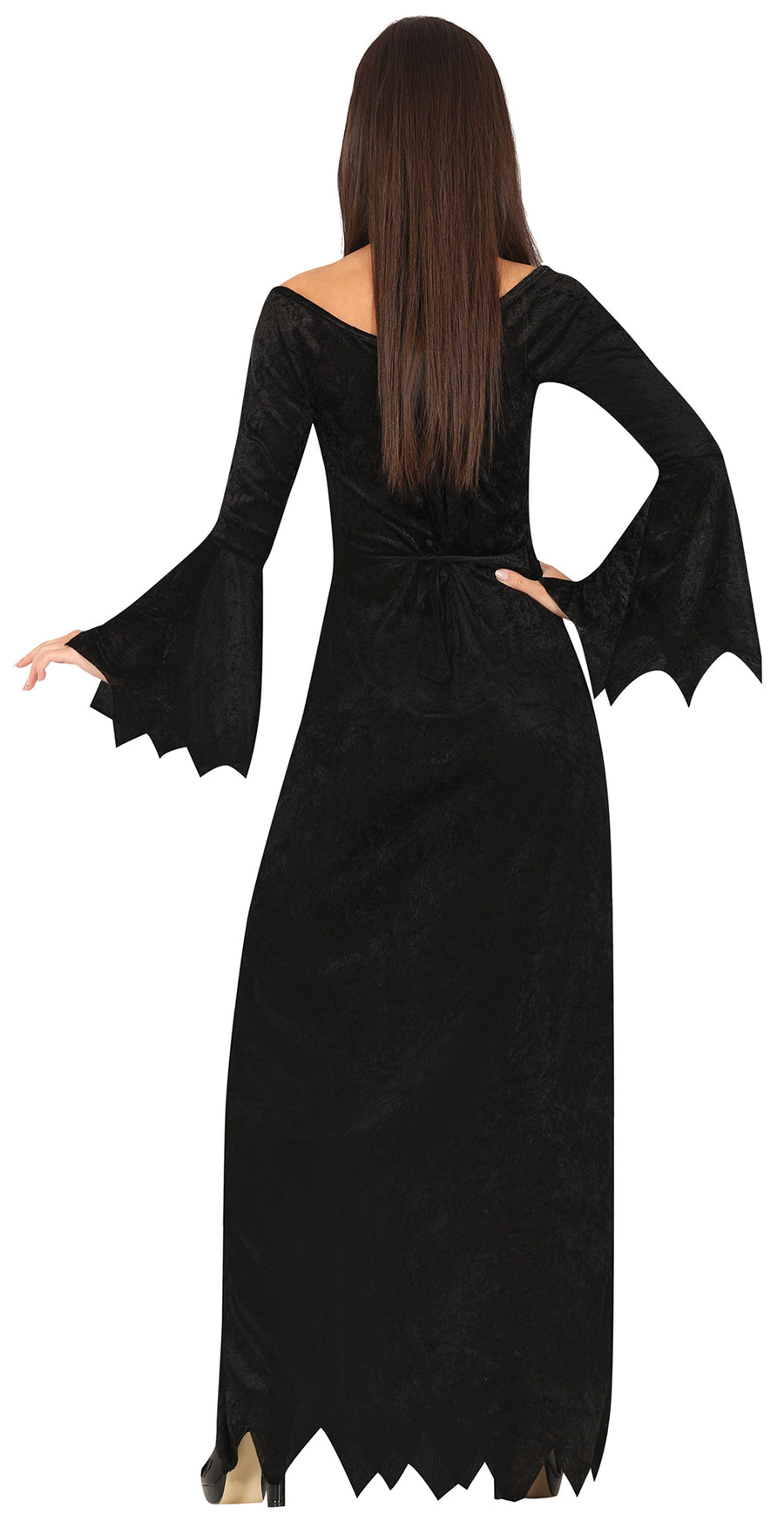 GP88869 – Halloween Hexenmeister Gothic Langarm – Größe: 36 - 38 (S), 38 - 40 (M), 42 - 44 (L) – Farbe: Schwarz, Ansicht 2