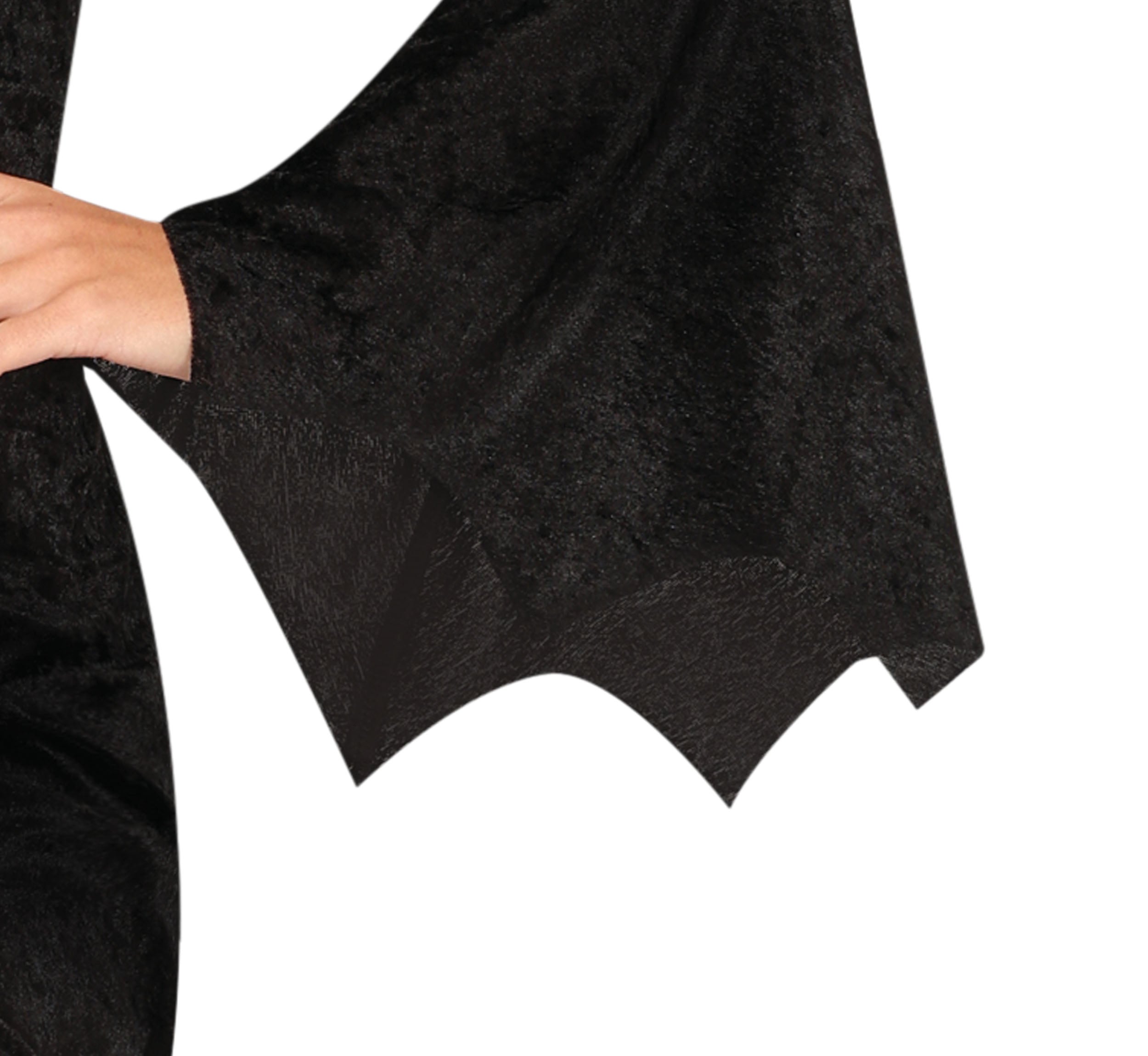 GP88869 – Halloween Hexenmeister Gothic Langarm – Größe: 36 - 38 (S), 38 - 40 (M), 42 - 44 (L) – Farbe: Schwarz