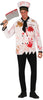 GP88878 – Halloween Koch Blutig Gruseliges Kostüm – Größe: 48 - 50 (M), 52 - 54 (L) – Farbe: Weiß