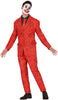 GP88880 – Clown Filmheld Kostüm Halloween Outfit – Größe: 46 - 48 (S), 48 - 50 (M), 52 - 54 (L) – Farbe: Rot