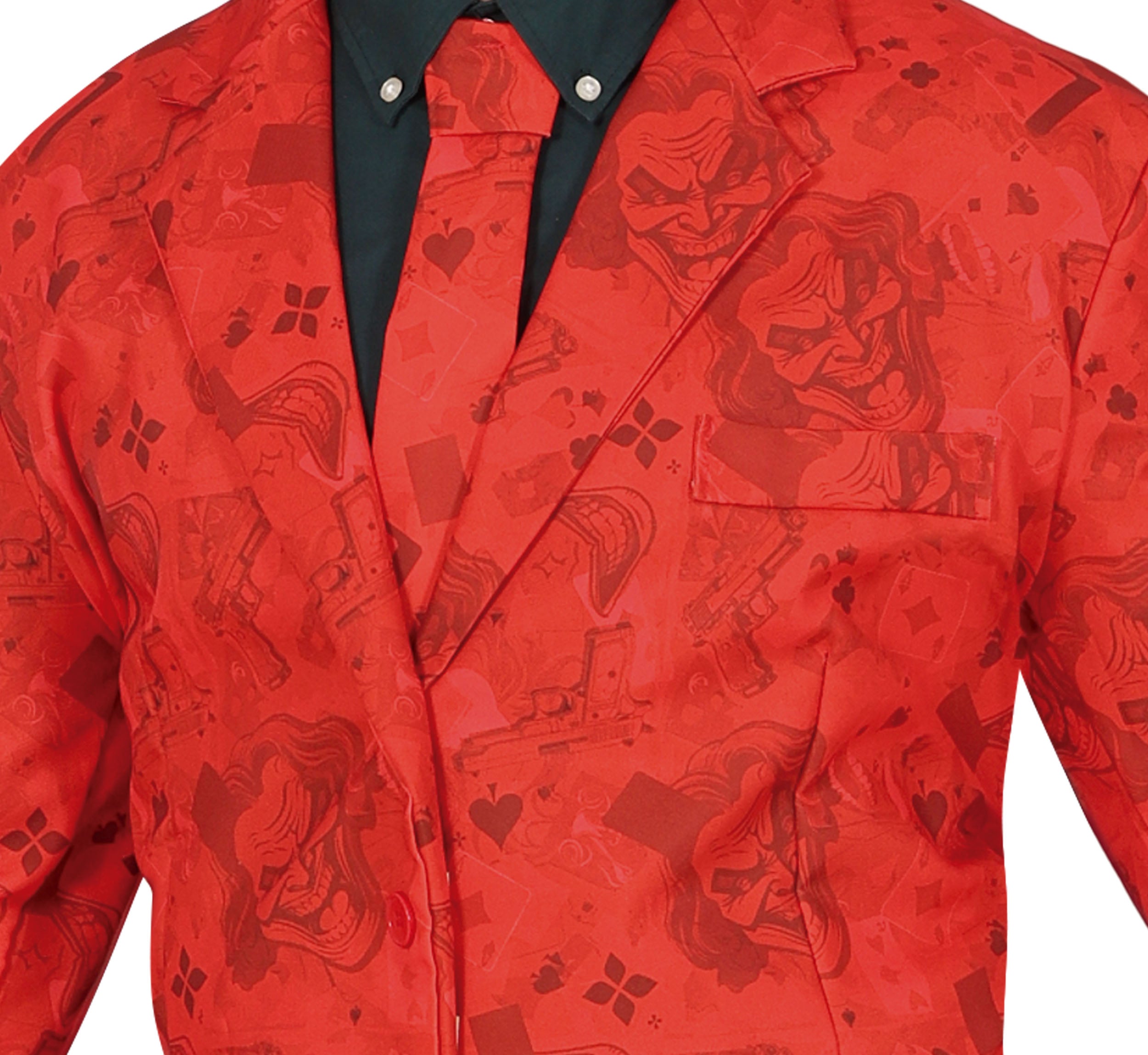 GP88880 – Clown Filmheld Kostüm Halloween Outfit – Größe: 46 - 48 (S), 48 - 50 (M), 52 - 54 (L) – Farbe: Rot