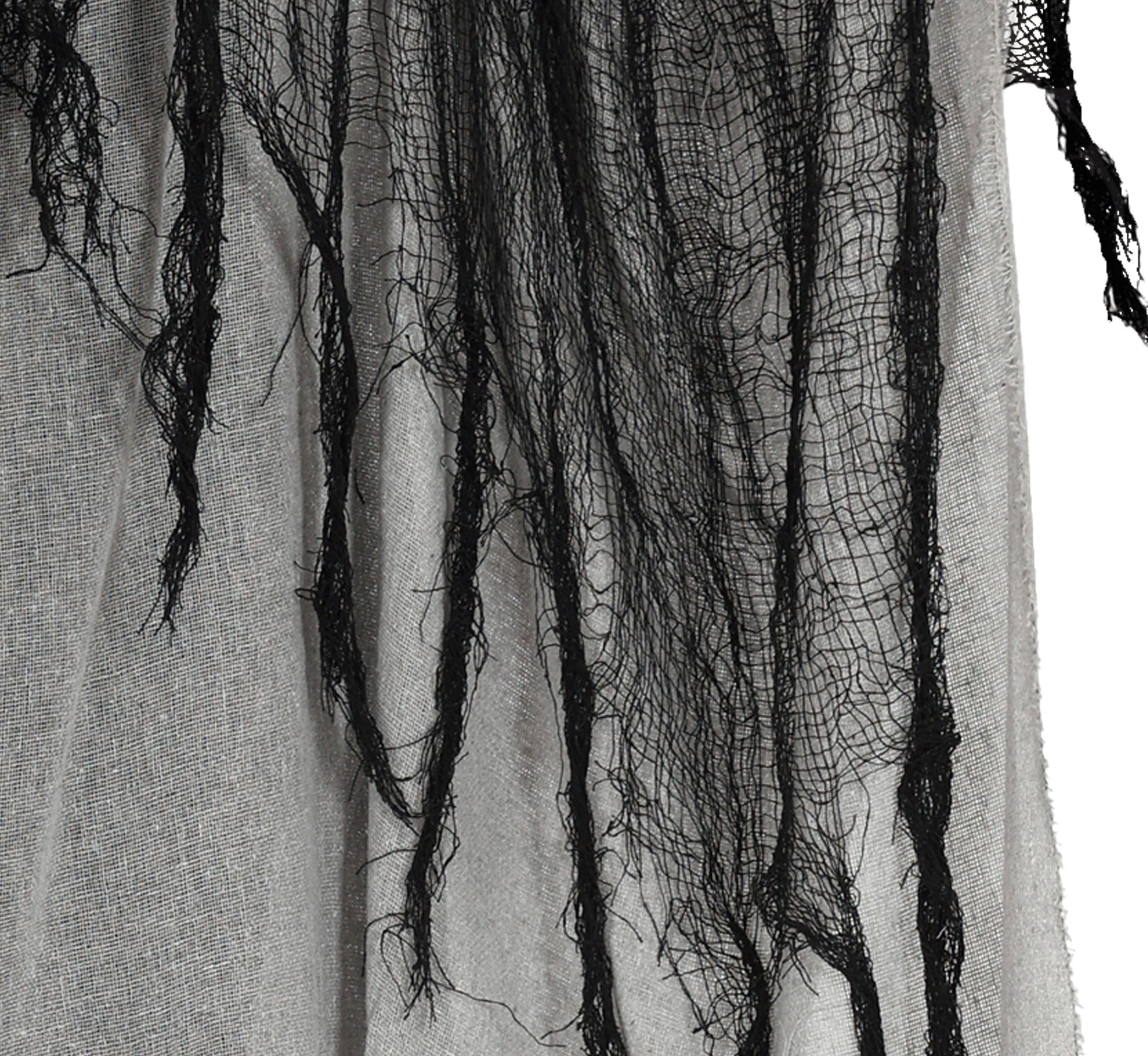 GP88883 – Gespenstisches Kostüm Schwarze Gra – Größe: 52 - 54 (L) – Farbe: Grau