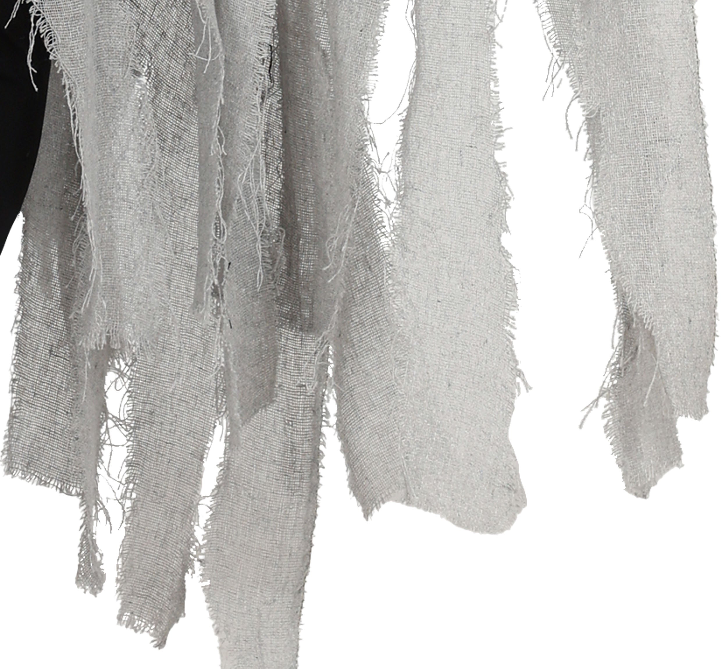 GP88883 – Gespenstisches Kostüm Schwarze Gra – Größe: 52 - 54 (L) – Farbe: Grau