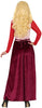 GP88887 – Hexe Zauberin Halloween Gewand Elegant – Größe: 36 - 38 (S), 38 - 40 (M), 42 - 44 (L) – Farbe: Rot