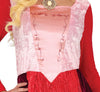 GP88887 – Hexe Zauberin Halloween Gewand Elegant – Größe: 36 - 38 (S), 38 - 40 (M), 42 - 44 (L) – Farbe: Rot