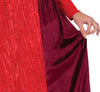GP88887 – Hexe Zauberin Halloween Gewand Elegant – Größe: 36 - 38 (S), 38 - 40 (M), 42 - 44 (L) – Farbe: Rot