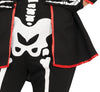 GP88896 – Skelett Halloween Kostüm Jacke – Größe: 36 - 38 (S), 38 - 40 (M), 42 - 44 (L) – Farbe: Schwarz