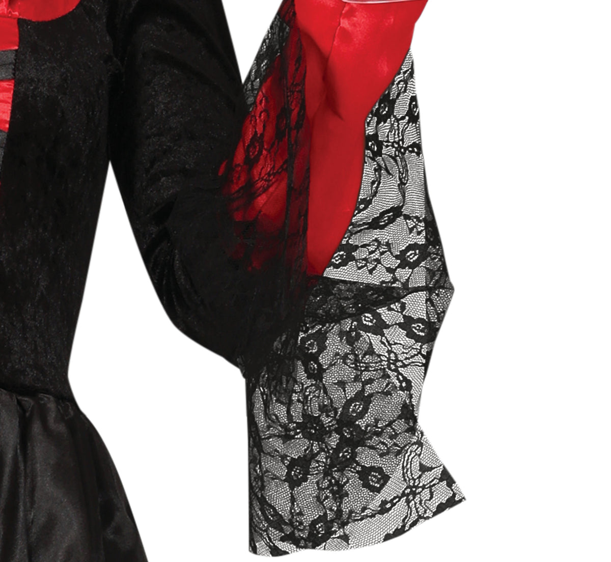 GP88905 – Vampir Königin Halloween Kostüm – Größe: 36 - 38 (S), 38 - 40 (M), 42 - 44 (L) – Farbe: Rot