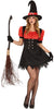 GP88908 – Hexe Halloween Kostüm Zauberhafter – Größe: 36 - 38 (S), 38 - 40 (M), 42 - 44 (L) – Farbe: Rot