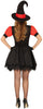 GP88908 – Hexe Halloween Kostüm Zauberhafter – Größe: 36 - 38 (S), 38 - 40 (M), 42 - 44 (L) – Farbe: Rot