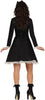 GP88911 – Viktorianische Puppe Kleid Schleife – Größe: 36 - 38 (S), 38 - 40 (M), 42 - 44 (L) – Farbe: Schwarz